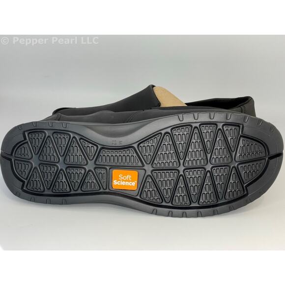 Black Comfortable Slip On Work Leisure Loafer Shoes Men's Size 12 Slip Resistant - Picture 11 of 11